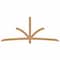 Ekena Millwork Davenport Timber Gable Bracket, Western Red Cedar, 96"W x 40"H x 1 1/2"D x 3 1/2"F, 10/12 Pitch GBW096X40X0204DAV00SWR - alternate 1